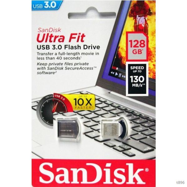 USB Sandisk CZ43 Ultra Fit 128Gb Chính Hãng