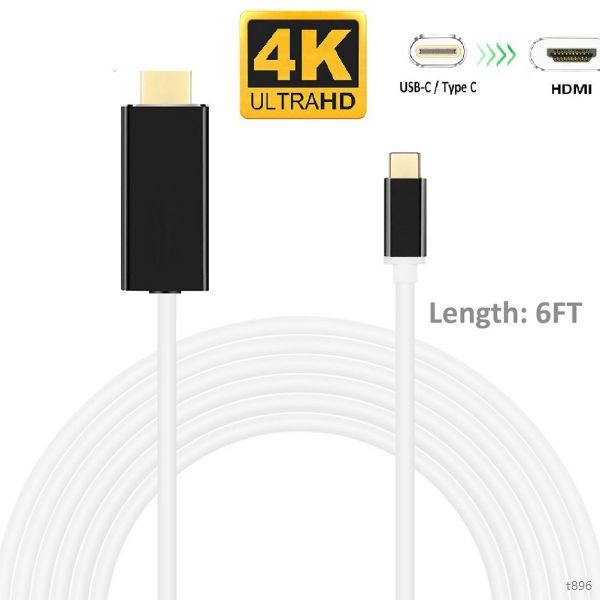 Cáp HDMI chân Type-C kết nối điện thoại lên tivi/HDTV 4Kx2K