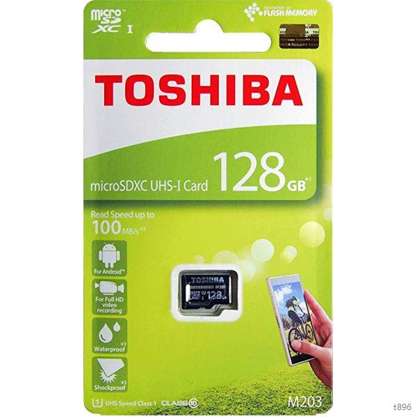 Thẻ Nhớ MicroSD ToShiBa M203 128GB Class 10 100mb/s Chính Hãng